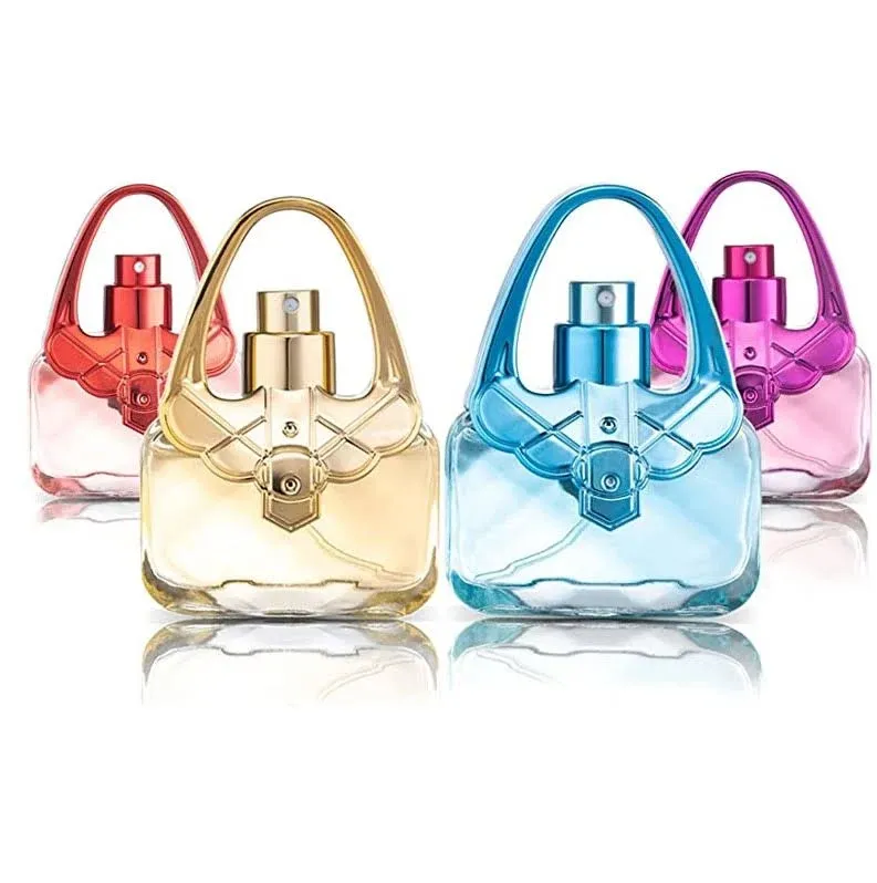 Perfume Body Mist Fragrance, 4 Piece Holiday Gift Set for Little and Young Girls, Tweens and Preteens – 4 Hand Bag Purse Shaped Bottles - SHOPAHOLIC Fashion Collection