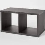 2 Cube Organizer Black Oak - Brightroom