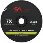 Scientific Anglers Absolute Fluorocarbon Trout Tippet 1x