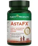 Purity Products AstaFX Astaxanthin Antioxidant Super Formula from Clinically Tested 4 mg AstaREAL with Full Spectrum Tocotrienols (Vitamin E) + BioPerine Black Pepper + Piperine - 60 Vegetarian Caps