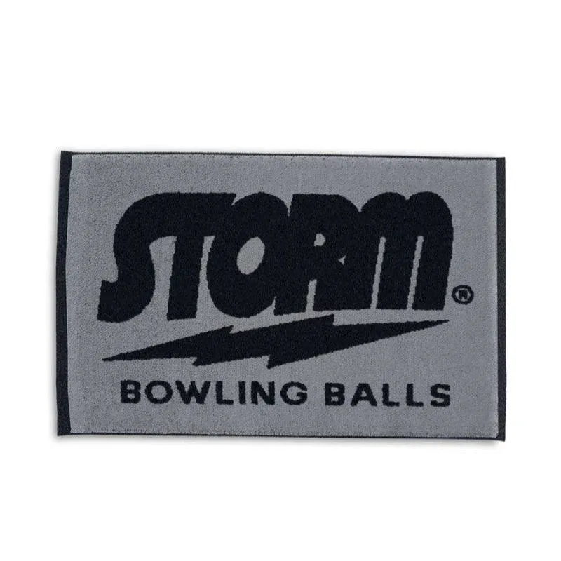 Storm Bowling Products Woven Bowling Towel- Grey/Navy