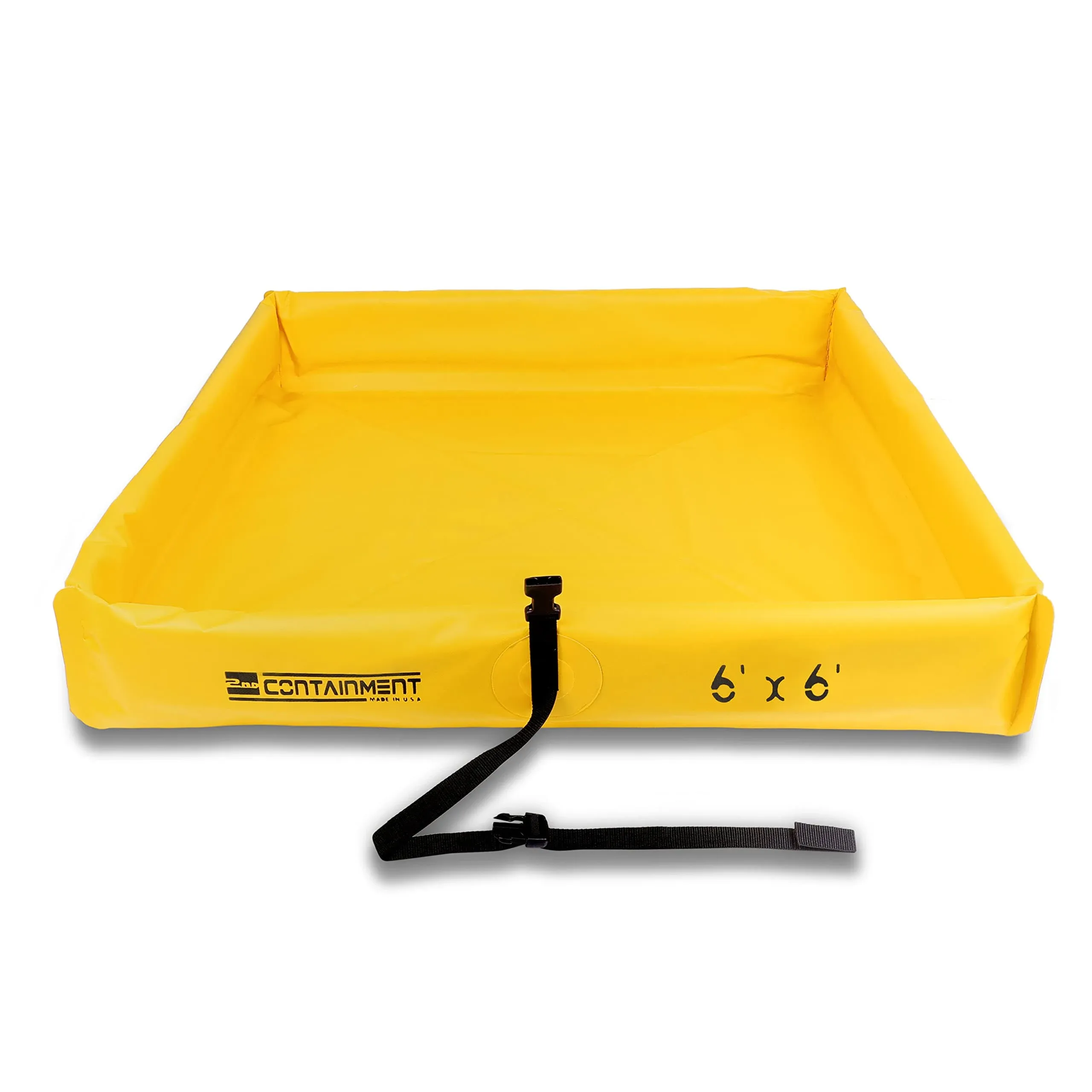 2nd Containment - Folding Duck Pond - 6ft x 6ft YELLOW SPILL TRAY  | eBay