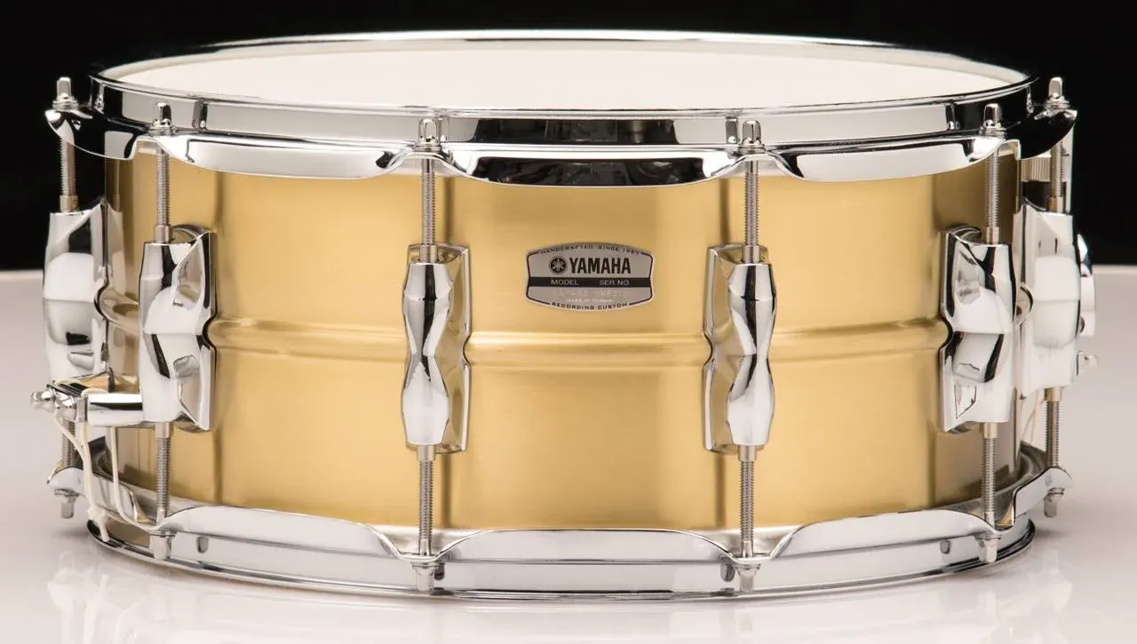 Yamaha RRS-1465 Recording Custom Brass Snare Drum - 6.5x14” - Brushed