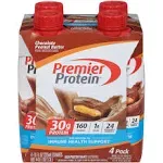 Premier Protein Shake, Chocolate Peanut Butter, 4 Pack - 4 pack, 11 fl oz bottles