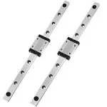 OUYZGIA 2pcs MGN12H 300mm Linear Rail, Linear Guide for Update 3D Printer and CNC ...