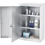 Global Industrial Stainless Steel Large Narcotics Cabinet, Double Door/Double Lock