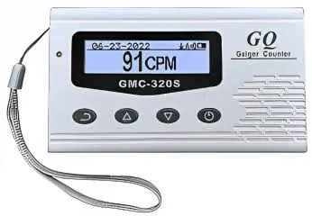 Gq Gmc-320S Digital Nuclear Radiation Detector Monitor Meter Geiger Counter Radiation Dosimeter