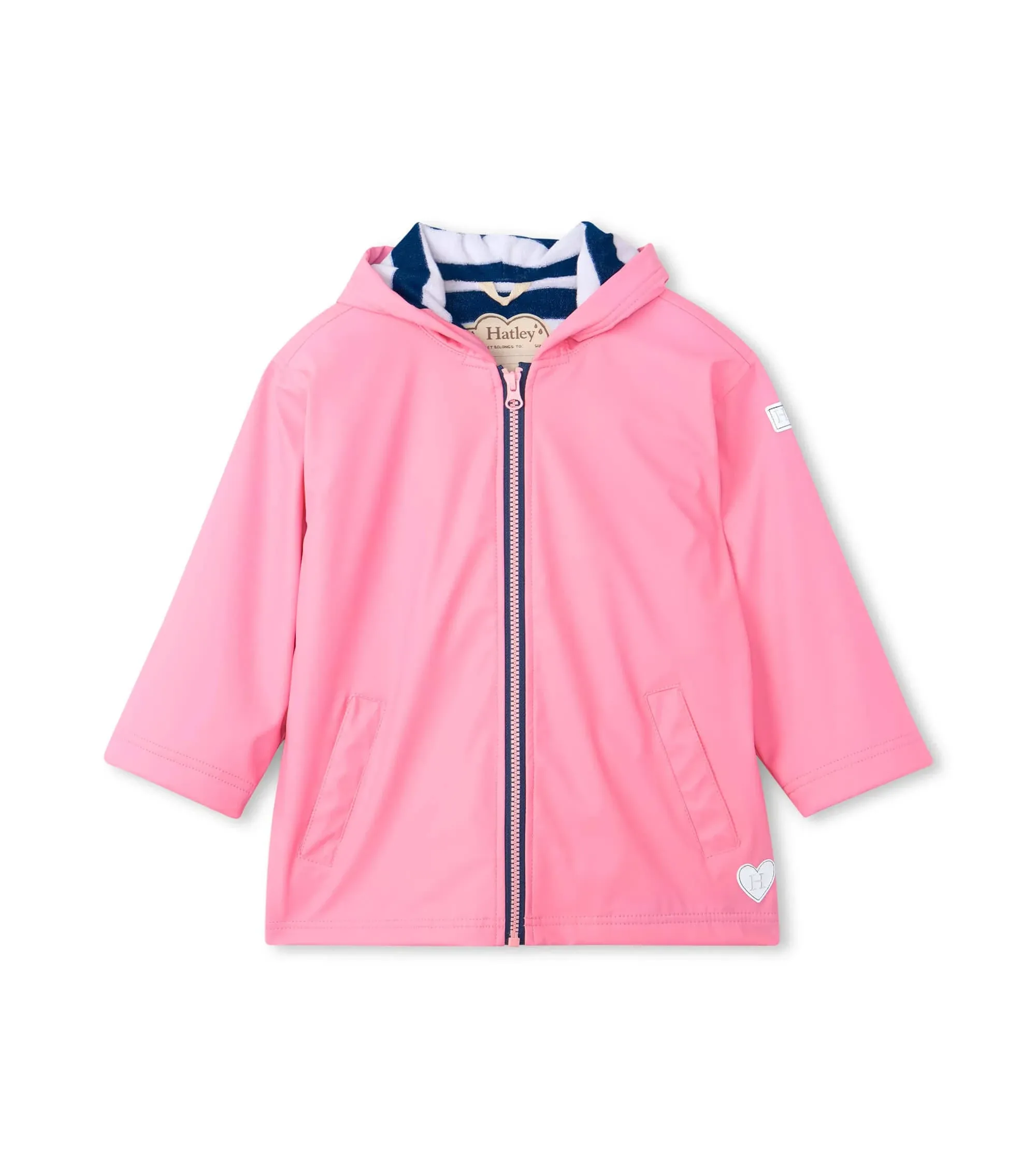 Girls Pink Waterproof Raincoat