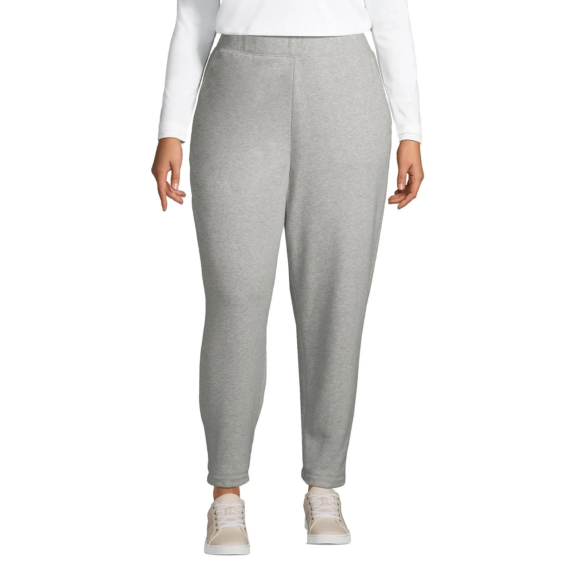 Plus Size Lands' End Serious Sweats Ankle Sweatpants