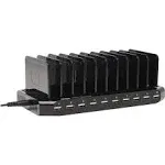 Tripp Lite 10 Port USB Charging Station with Adjustable Storage U280-010-ST