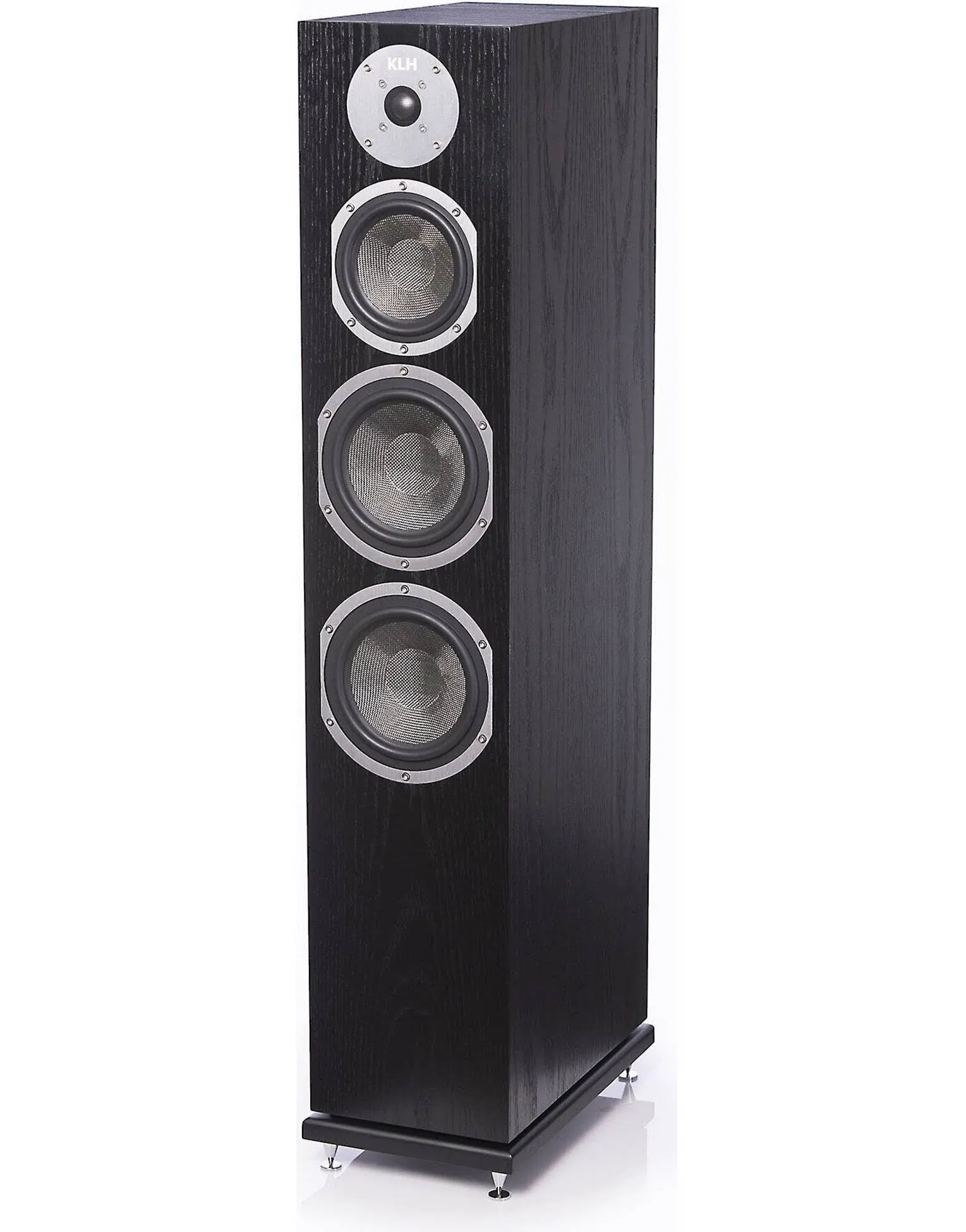 Used KLH Kendall 3-Way Bass Reflex Floorstanding Loudspeaker, Single, Black Oak E