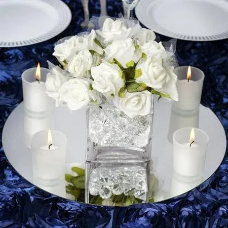 16 pcs Round 12&#034; Glass MIRRORS Wedding Party Table Decorations Centerpieces SALE