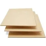 Baltic Birch Plywood, 3 mm 1/8 x 5 x 7 Inch Craft Wood, Pack of 12 B/BB Grade 