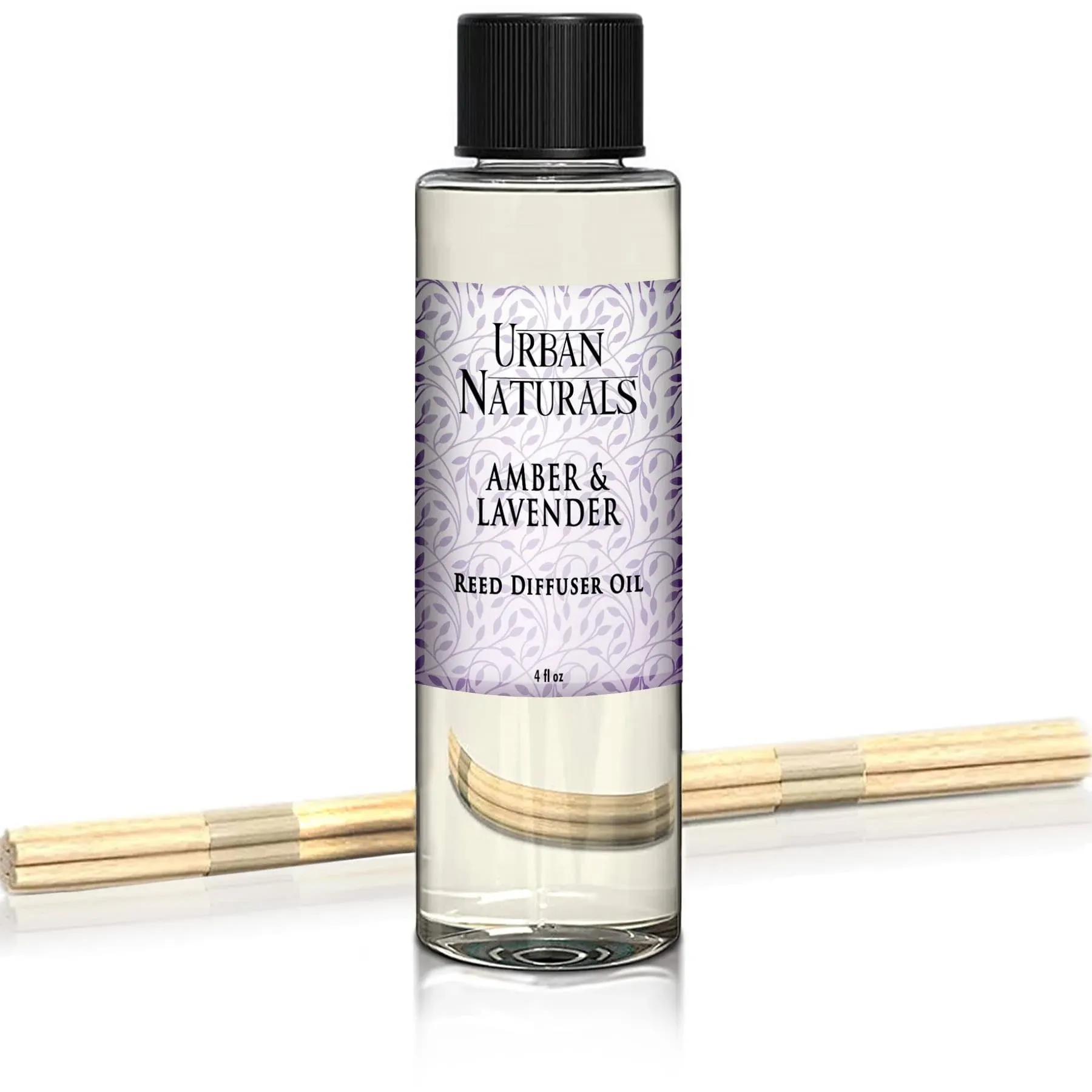 Urban Naturals Lavender Fields Essential Oil Reed Diffuser Refill &amp; Set of