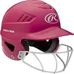 Rawlings Coolflo Highlighter Softball Helmet/Face - Black