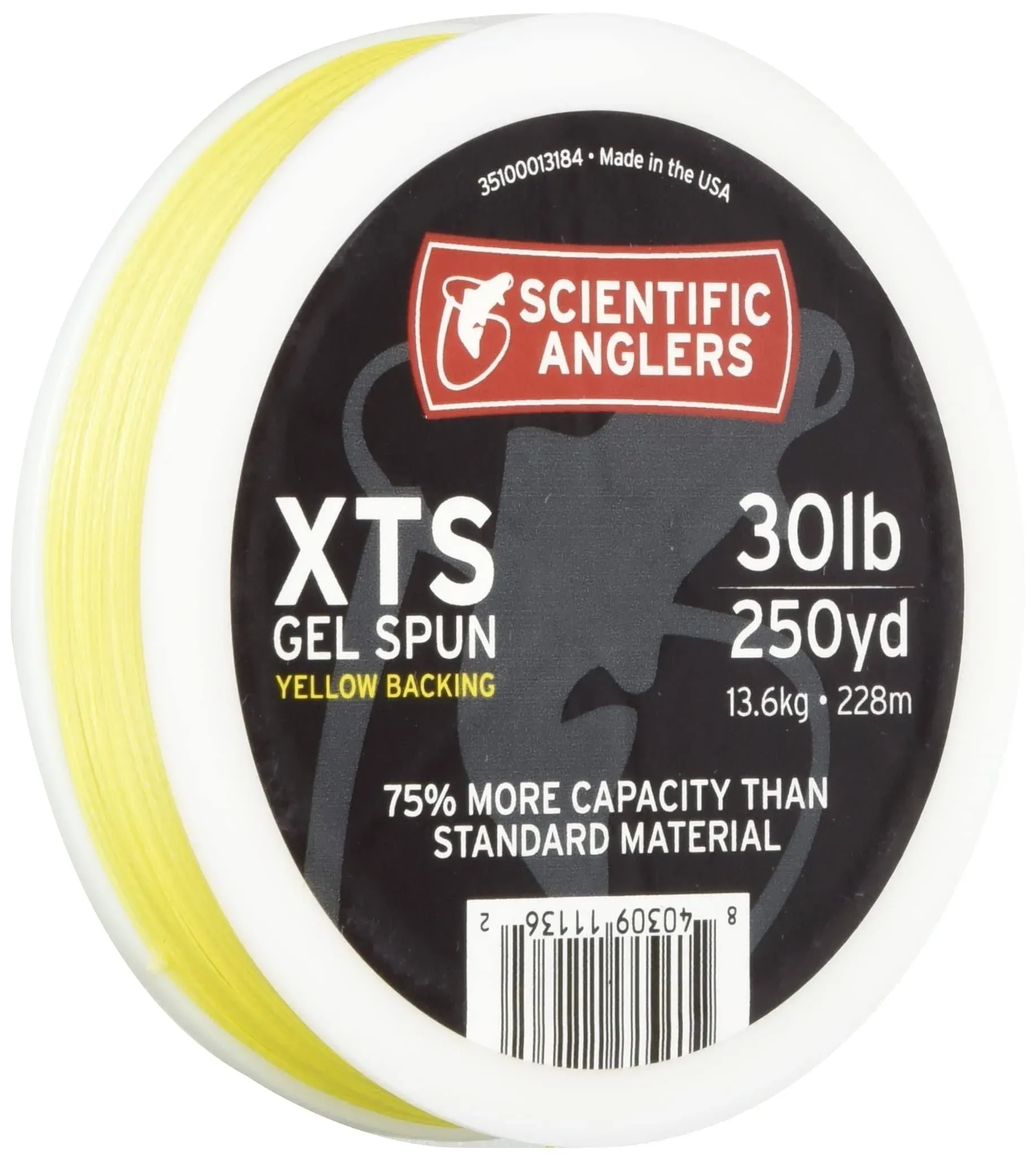 Scientific Anglers XTS Gel Spun Fly Line Backing30 lb / 250 yd / Yellow