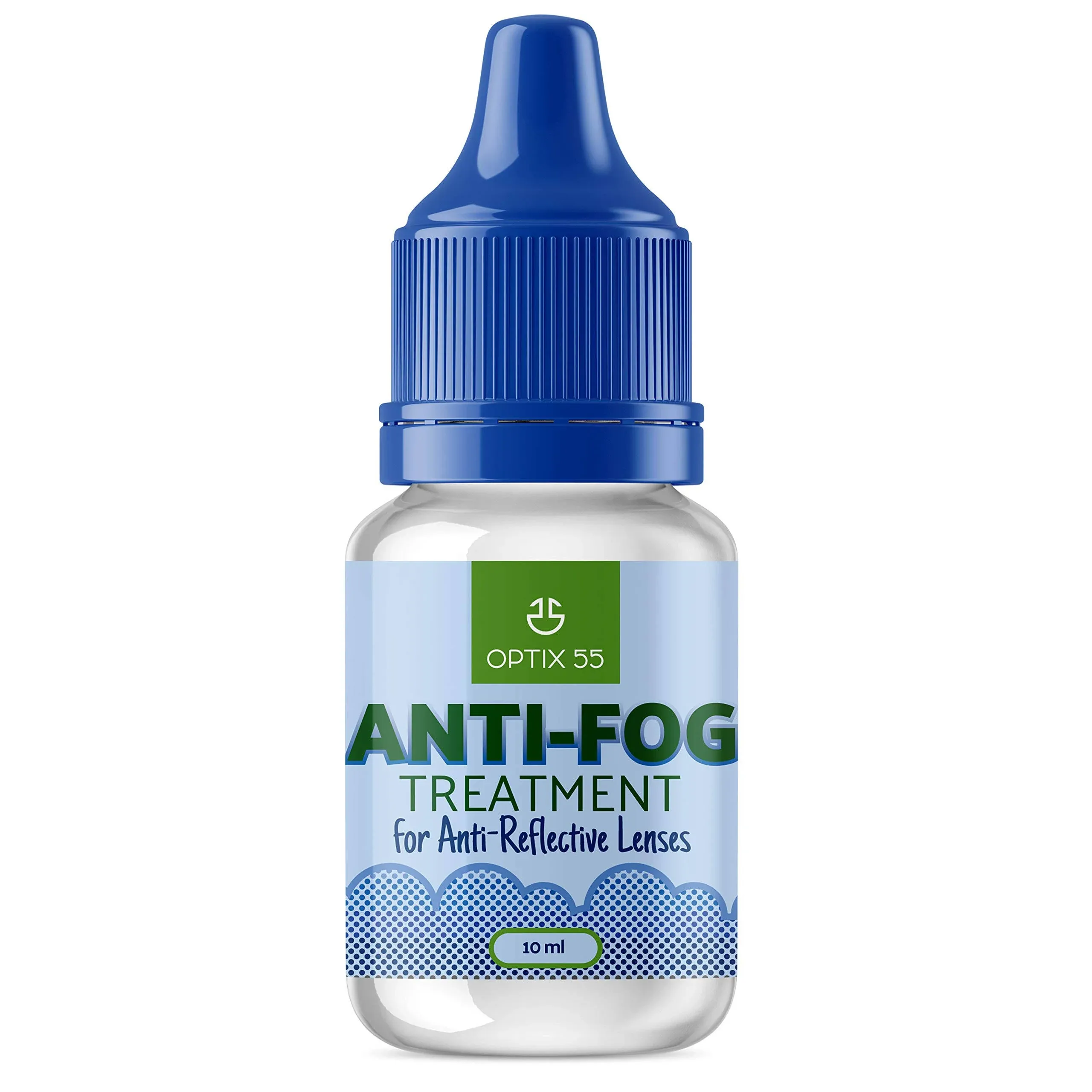 Optix 55 Anti Fog Treatment for Anti-Reflective Lenses | Anti Fog for Goggles, Glasses, Snorkel Mask, Ski Masks | Superior Defogger for AR Glasses | Antifog Prevents Lens Fog for Days