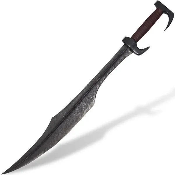 Armory Replicas™ - Spartan Warrior Sword - Hand Forged Carbon Steel Blade, Antique Finish, Leather Wrapped Cast Iron Handle - Perfect for Collectors and Enthusiasts