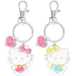 Sanrio Hello Kitty BFF Keychain Set of 2 - Hello Kitty and Mimmy White - Offici