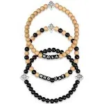 New Orleans Saints NFL 3 Pack Beaded Friendship Bracelet