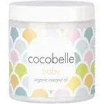 Cocobelle Baby Pure & Gentle Premium 100% Organic Virgin Coconut Oil for Babies Perfect for Dry Skin, Eczema, Scalp/Cradle Cap, Bottom Balm