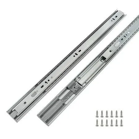 LONTAN 1 Pairs Soft-Close Drawer Slides 20 inch Full Extension and Ball Bearing ...