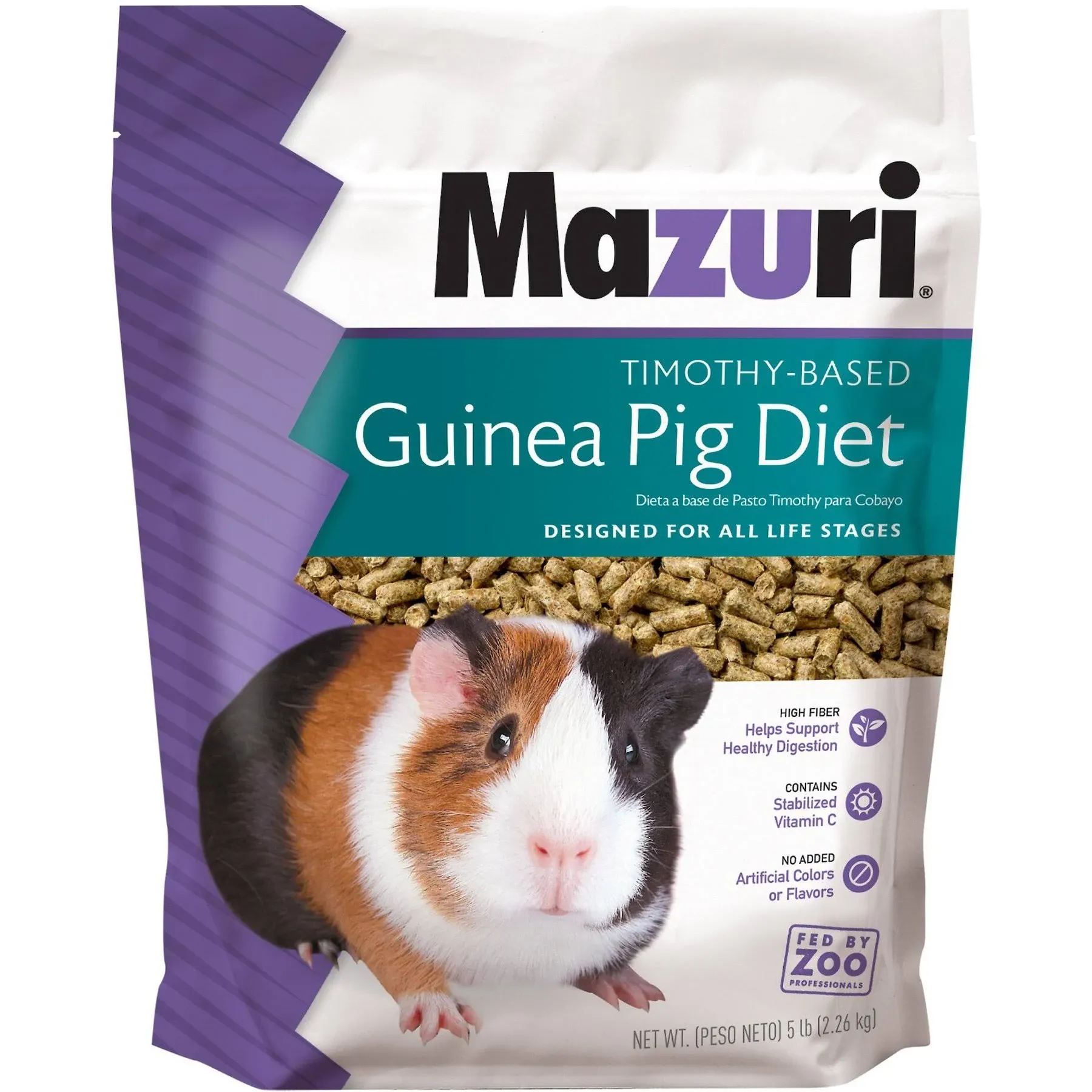 Mazuri Timothy-Based Guinea Pig Diets, 5 lb.