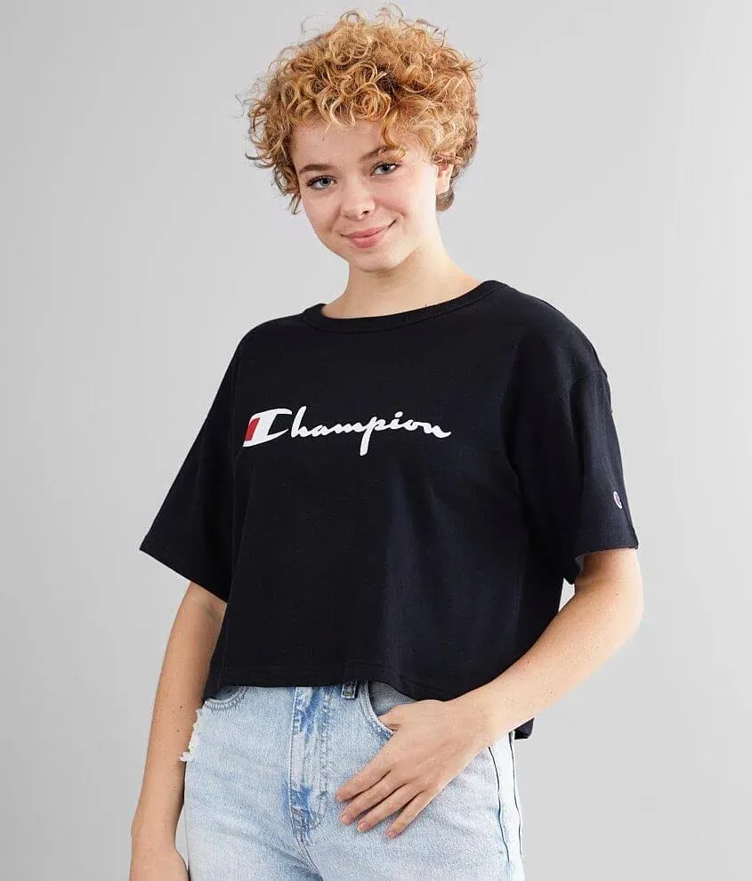 Champion Women's Cropped Tee