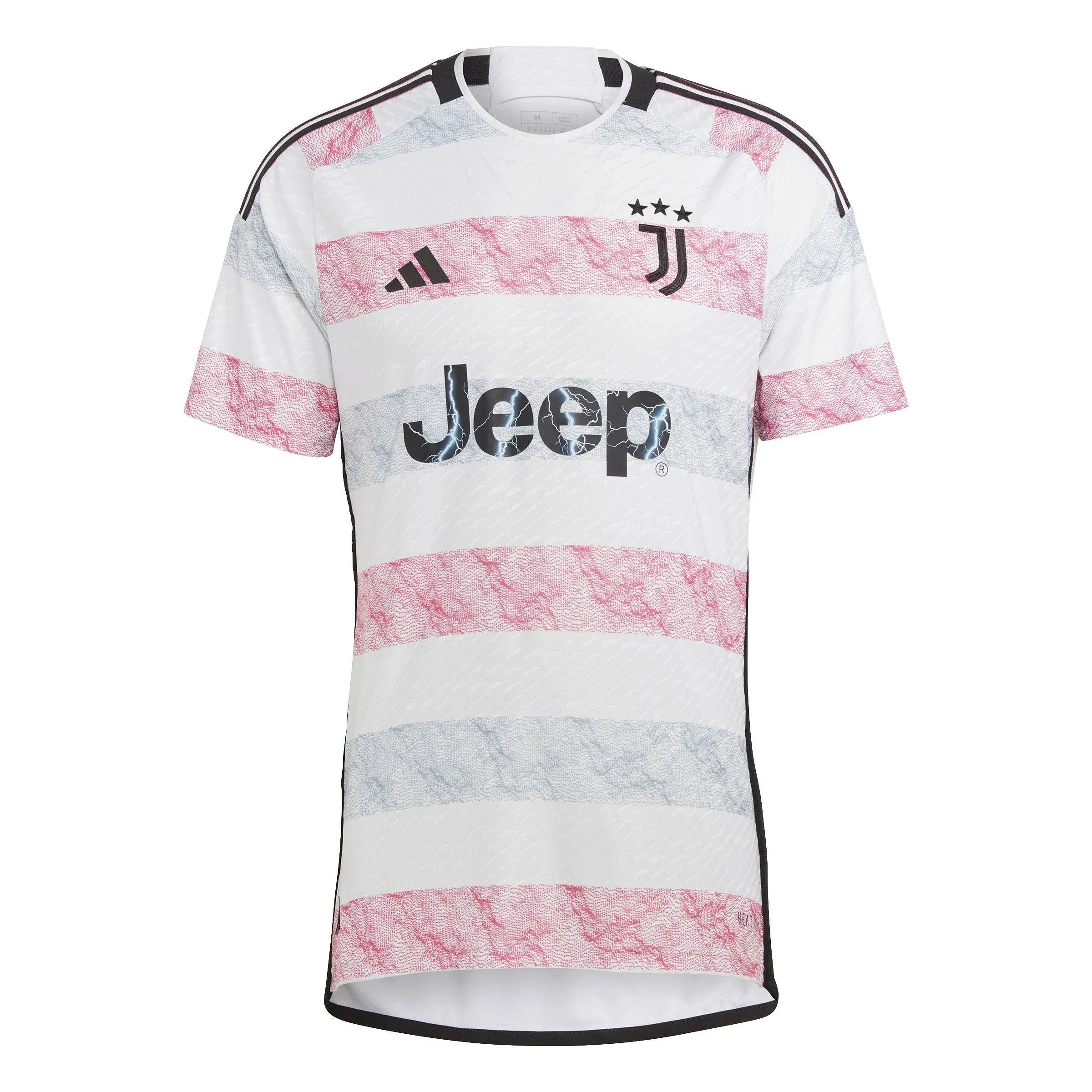 adidas Men's Soccer Juventus 23/24 Away Jersey - Slim Fit, AEROREADY Technology