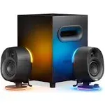 SteelSeries Arena 7 Illuminated Two-Way Gaming Speakers