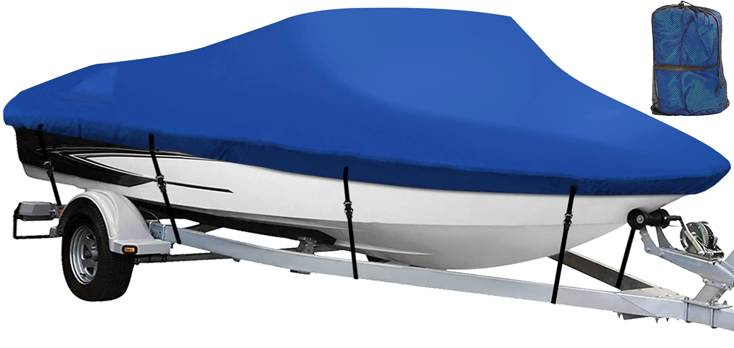 NEXCOVER Trailerable Boat Cover, Length: 17A-19A Beam Width: Up to 96A ...