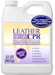 Leather CPR | 2-in-1 Leather Cleaner & Leather Conditioner | Cleans, Restores & Protects Furniture, Car Seats, Purses, Shoes, Saddles, Jackets & Auto (32 oz)