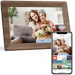 Skyzoo Digital Picture Frame, 10.1 inch WiFi Digital Photo Frame IPS HD Touch Screen Smart Photo Frame with 16GB Storage, Auto-Rotate, Share Photos