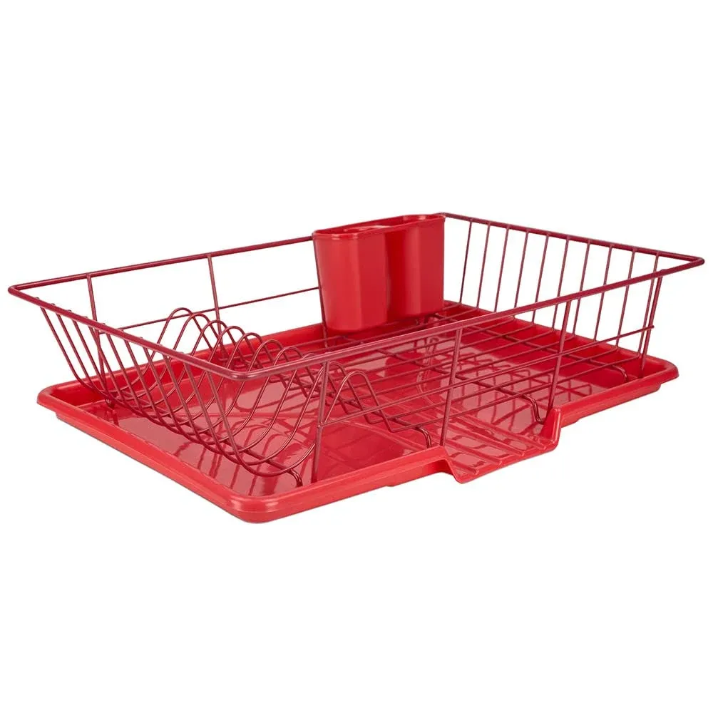 Home Basics 3 Piece Dish Drainer