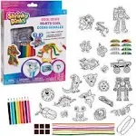 Just Play Shrinky Dinks  Cool Stuff, 51 Pieces, Color, Bake &amp; Shrink, Craft NIB