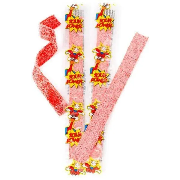 Sour Power Strawberry Individually Wrapped Belts 150