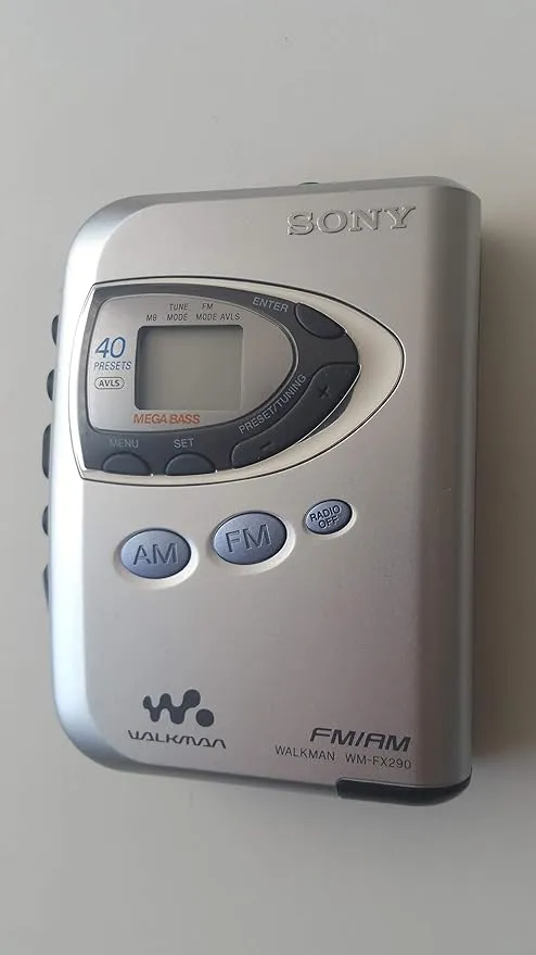 Sony Walkman Digital Tuning Weather Band / AM/FM Stereo Cassette Player