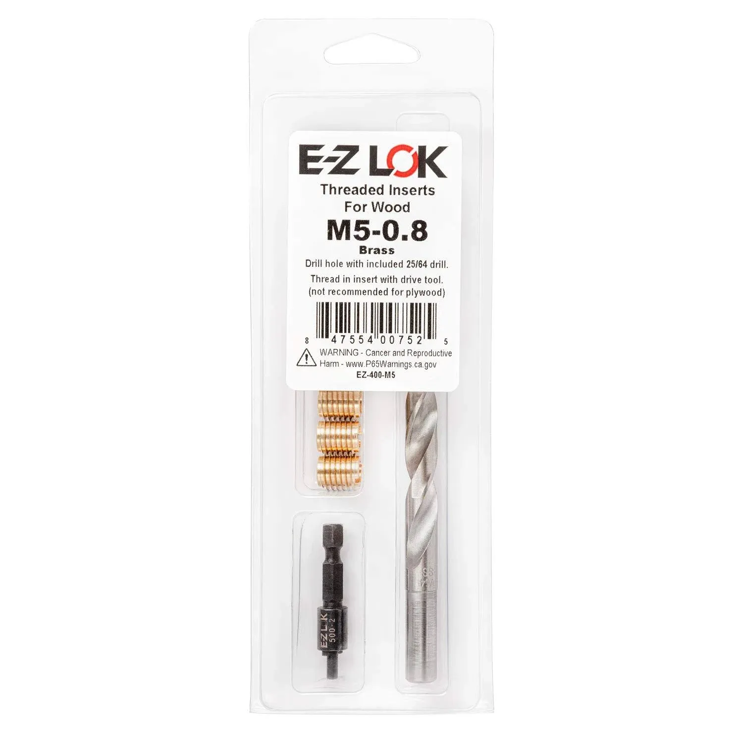 E-Z Knife Threaded Insert Installation Kit - Brass - M5-0.8