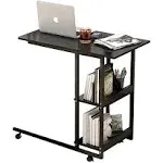 Clobeau Overbed Table,Laptop Desk Medical Overbed Table Portable Computer Desk ...