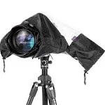 Camera Waterproof Rain Cover For DSLR Cameras Protective Black- New