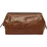 Fossil Travel Framed Shave Kit Cognac