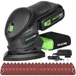 Galax Pro Cordless Sander 20V. 20pcs Sandpapers.12000 RPM Sanders with Dust Coll