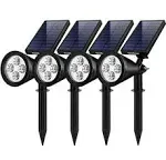 InnoGear Solar Lights Outdoor Waterproof Solar Garden Light for Outside Yard Landscape Lighting Pathway Spot Lights Spotlight Wall Light Auto On/Off