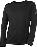 Smartwool Kids' Merino 250 Base Layer Crew, Black, XS