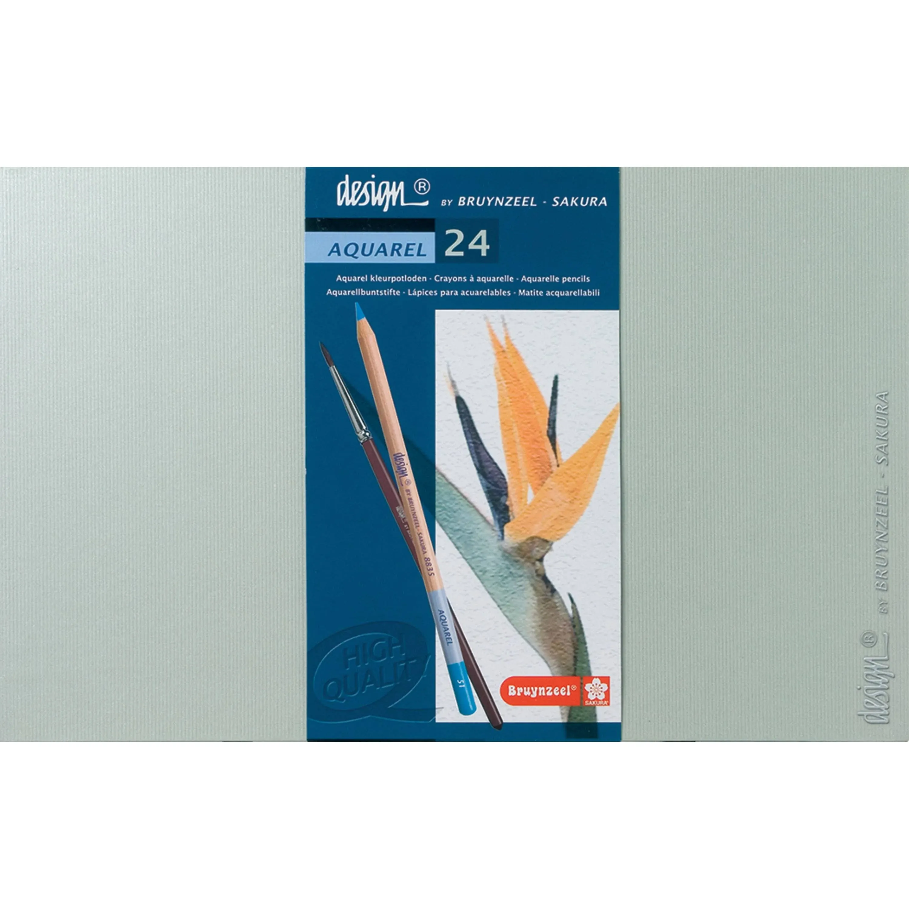 Bruynzeel Design Aquarel Colour Pencils - Assorted Colours (Pack of 24)