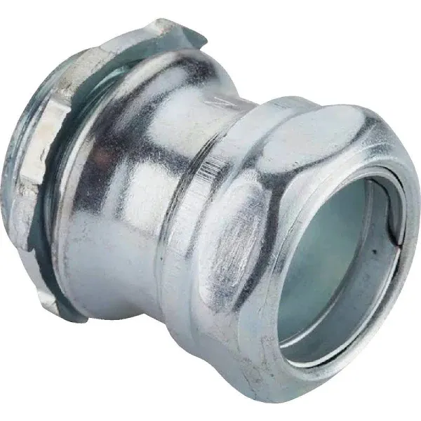 Halex – 1/2 Inch Electrical Metallic Tube Compression Connector– 62305B – 25 Per Pack