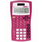 Texas Instruments TI-30X IIS 2-Line Scientific Calculator, Pink, Solar Does Work