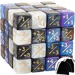 OR UNI 48 Pieces MTG Dice Counters