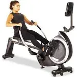 Fitness Reality 4000MR Magnetic Rower Rowing Machine with 15 Workout Programs