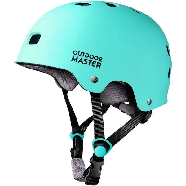 OutdoorMaster Skateboard Cycling Helmet - Two Removable Liners Ventilation Multi-Sport Scooter Roller Skate Inline Skating Rollerblading for Kids, Youth & Adults